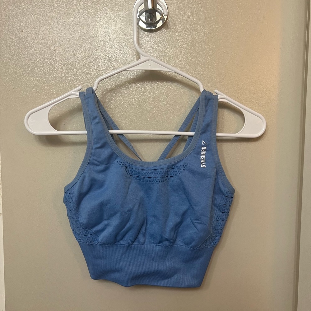 Gymshark blue top small